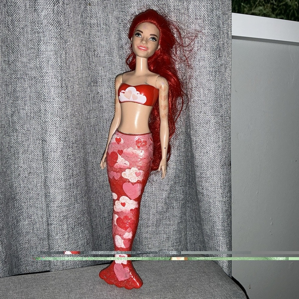 Barbie‎ Color Reveal Mermaid Doll P32HF HCC47- Red Hair